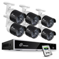 1080p HD 8CH DVR Security Camera System with 2TB Hard Drive J3076