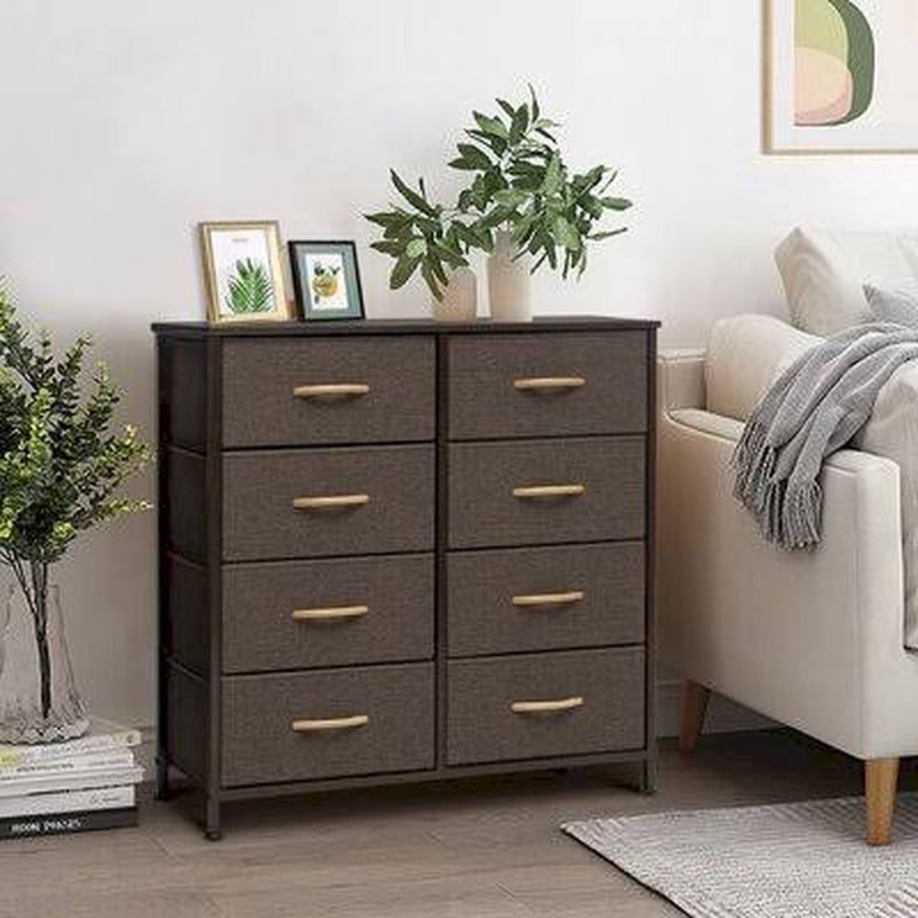 Brown 8 Drawer Dresser X7471