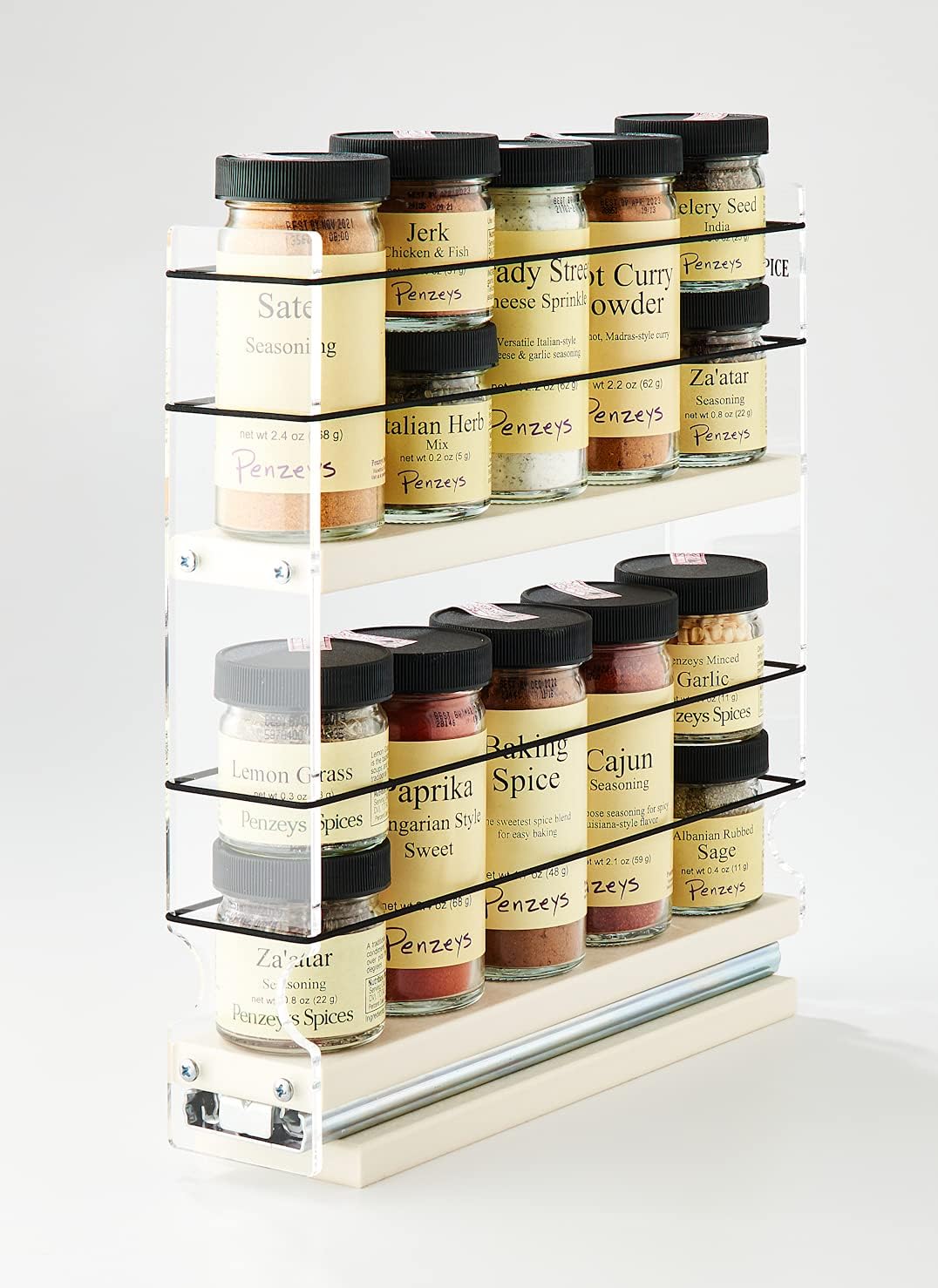 Spice Rack Narrow Space 10 Capacity Drawer Access W873