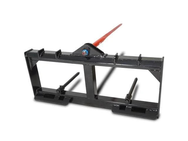 49x22 Tractor Hay Spear Attachment 3,000 lb Spike Skid Steer Quick Tach L58851