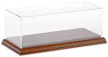 Clear Acrylic Display Case with Hardwood Base F186432