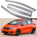 Car Window Visor Vent Shade Deflector Sun Rain Fog Guards N778337
