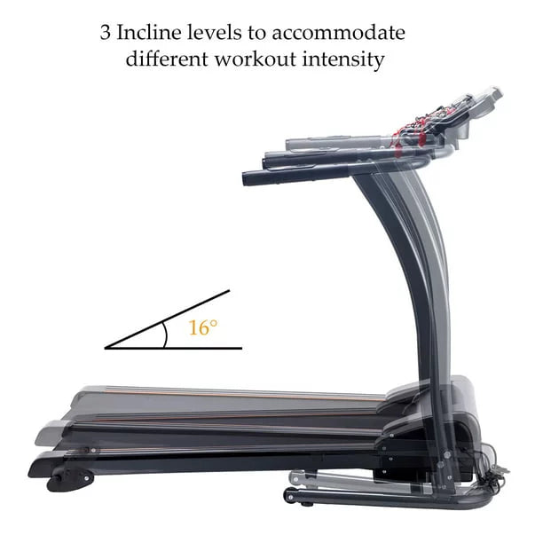 Foldable Incline Motorized Treadmill V4524