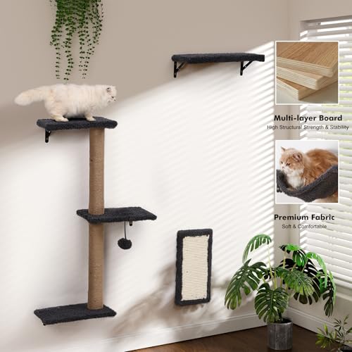Gray Cat Wall Shelves Q290999