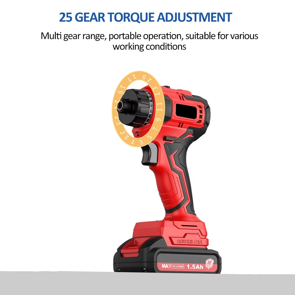 Electric Screwdriver 21V Brushless E819613