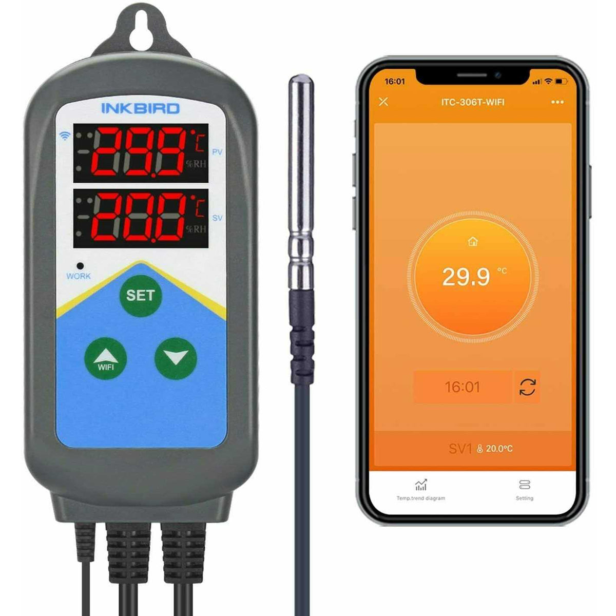 Heating Thermostat Temperature Controller H2431
