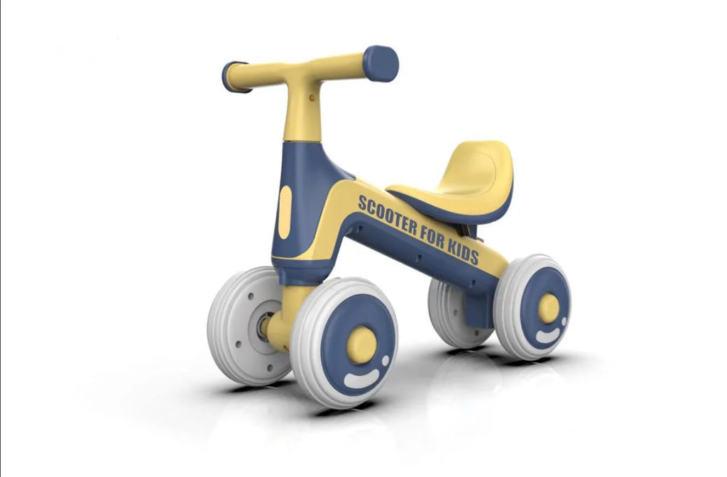 Blue 4 Wheels Toddler Balance Bike T11961