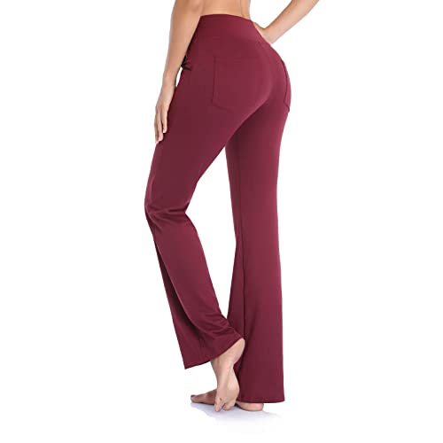 High Waisted Bootcut Yoga Leggings with Pockets R43071