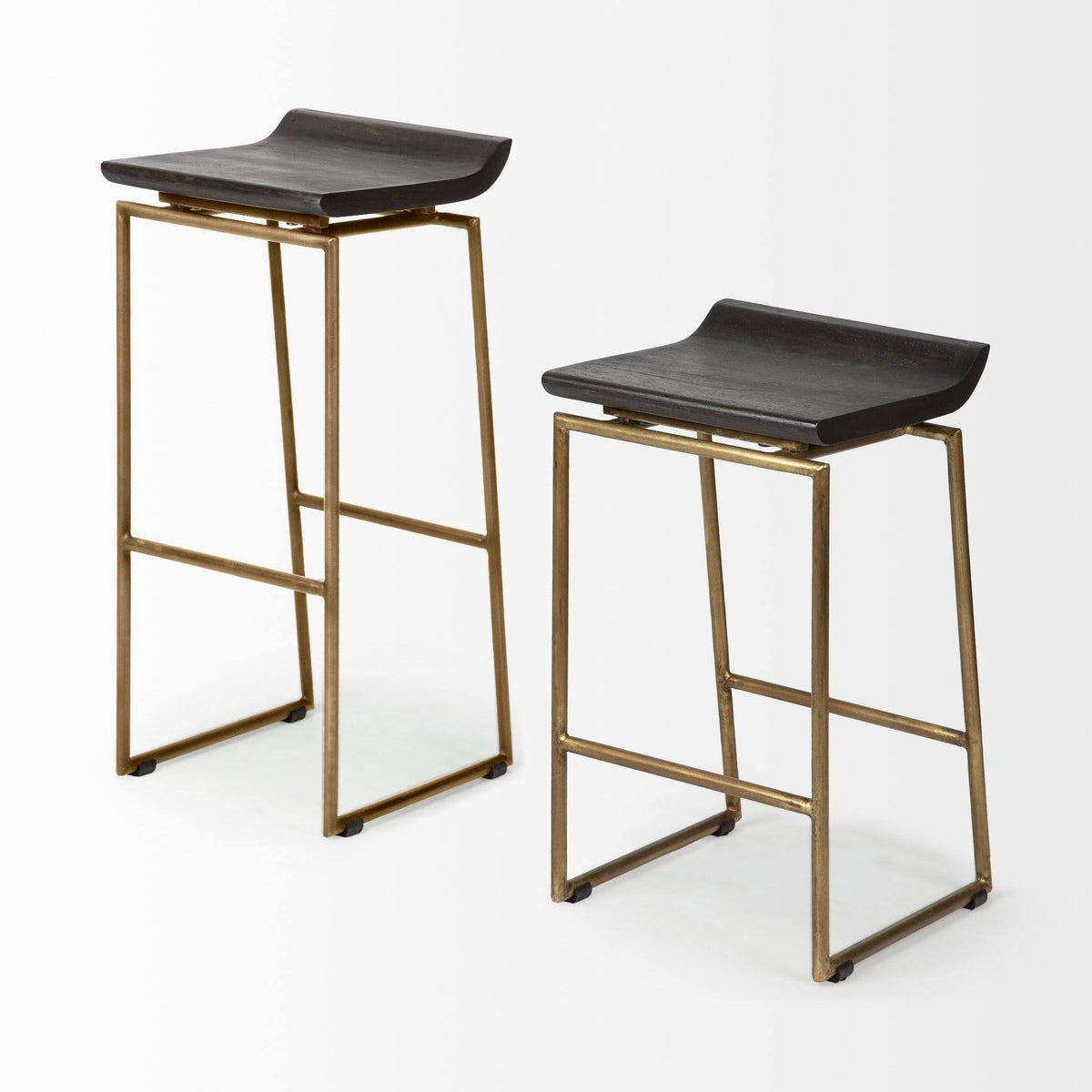Brown Wood Bar Stool B294009