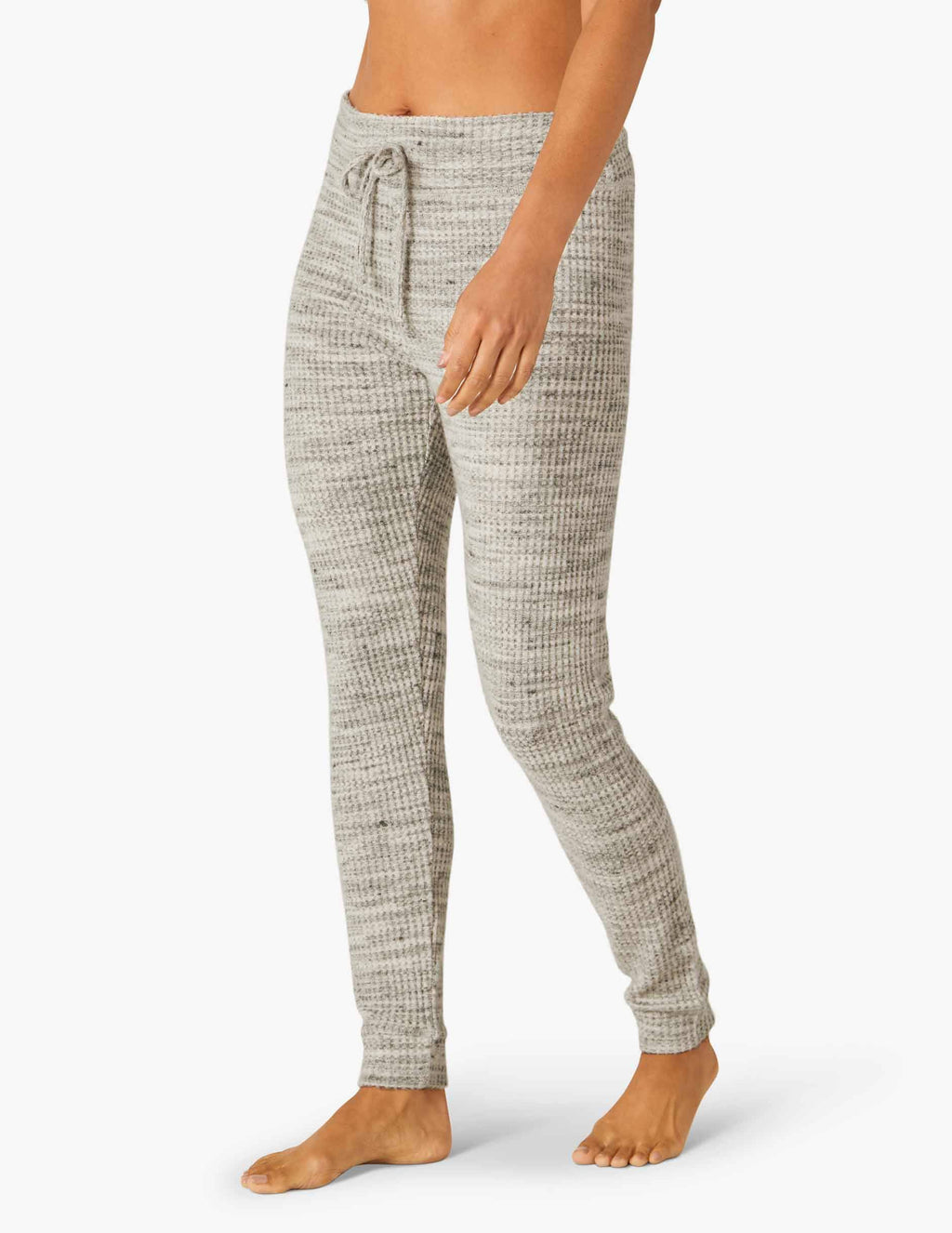 Cream Waffle Knit Sweatpant X52800