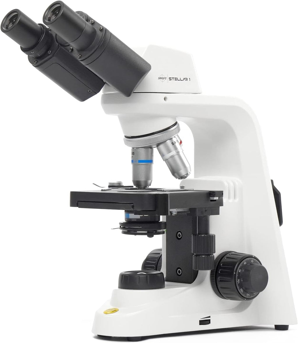 Professional Lab Compound Microscope, 40X-2500X Magnification, Binocular Head S728424