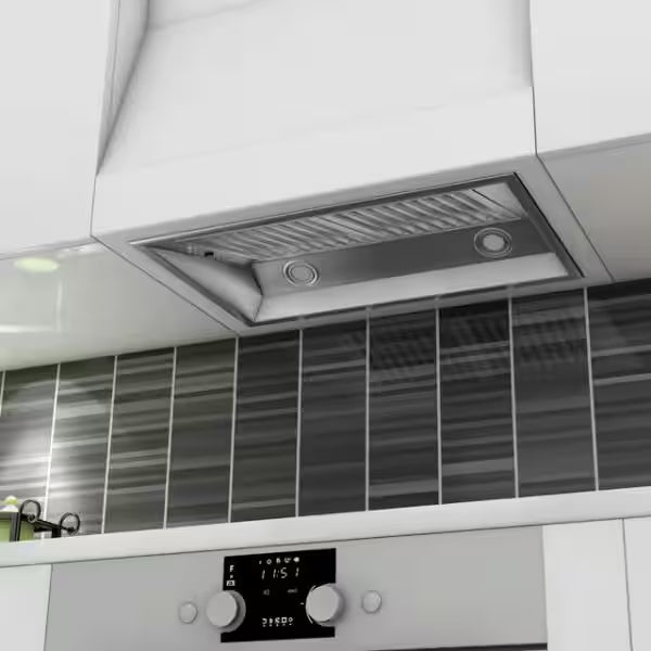 28 in. 400 CFM Stainless Steel Range Hood Insert E3956