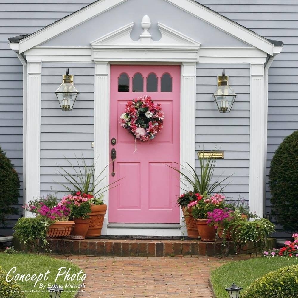 Plain PVC Pilaster with Standard Capital & Base (Pair) H863512