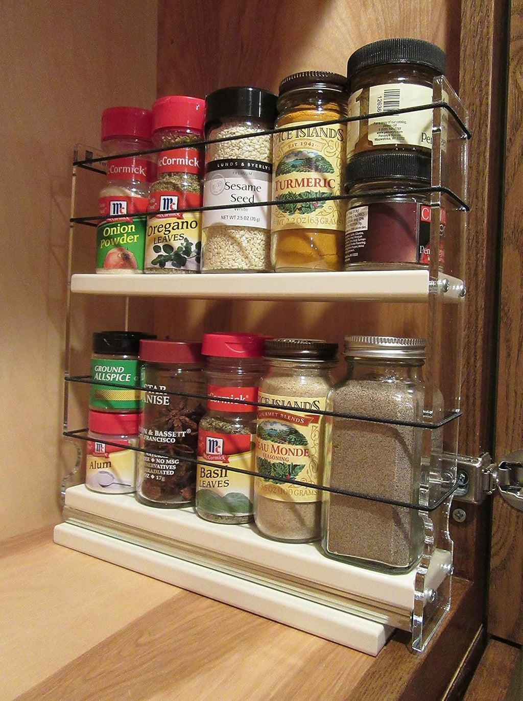 Spice Rack Narrow Space 10 Capacity Drawer Access W873