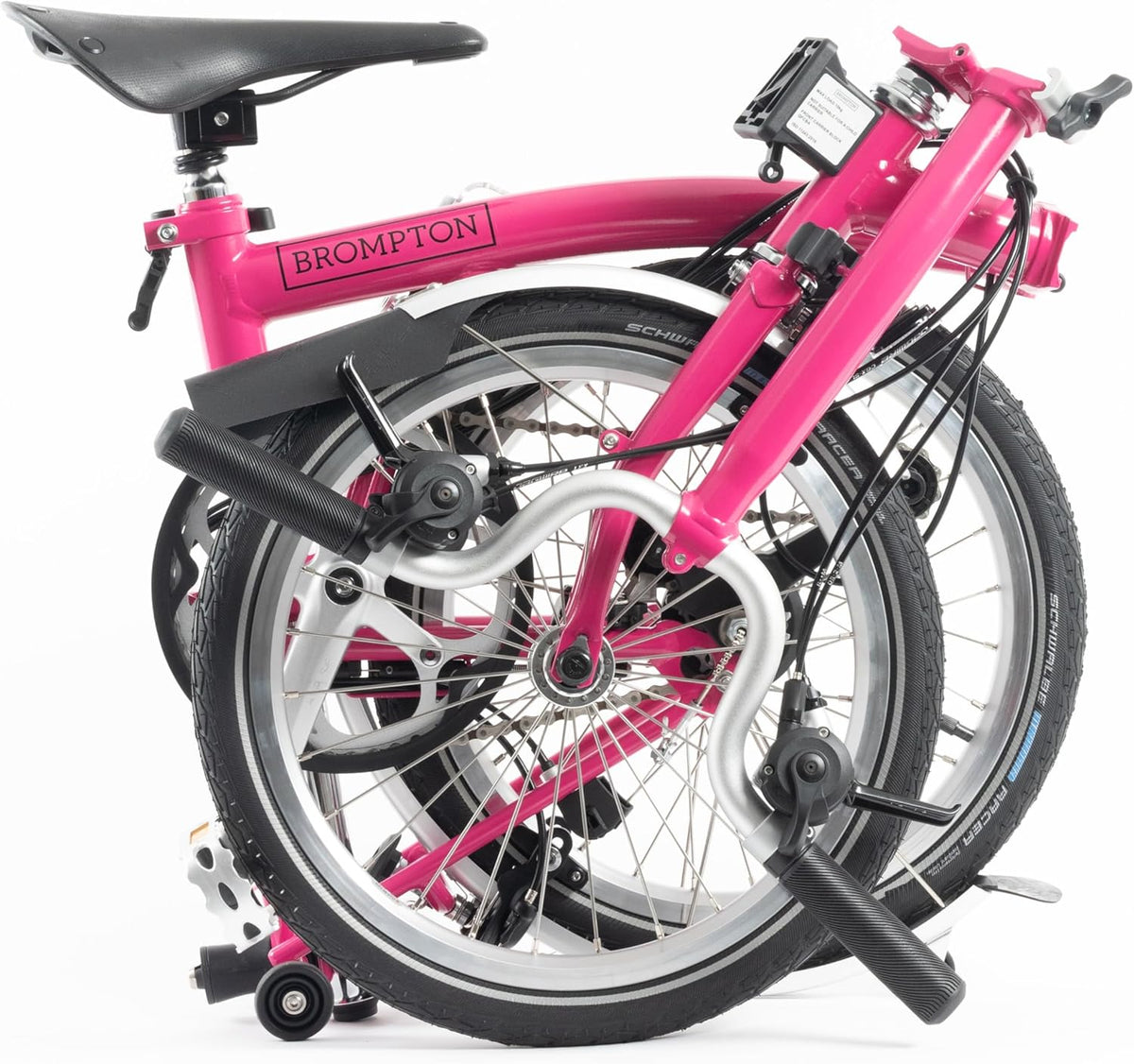 Hot Pink Folding Bike C395