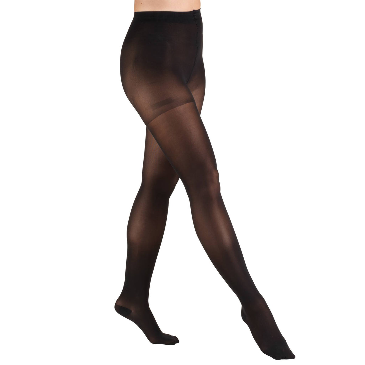 Black Sheer Compression Pantyhose A785