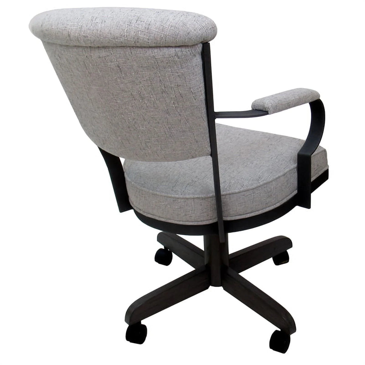 Black Swivel Metal Caster Chair M317505