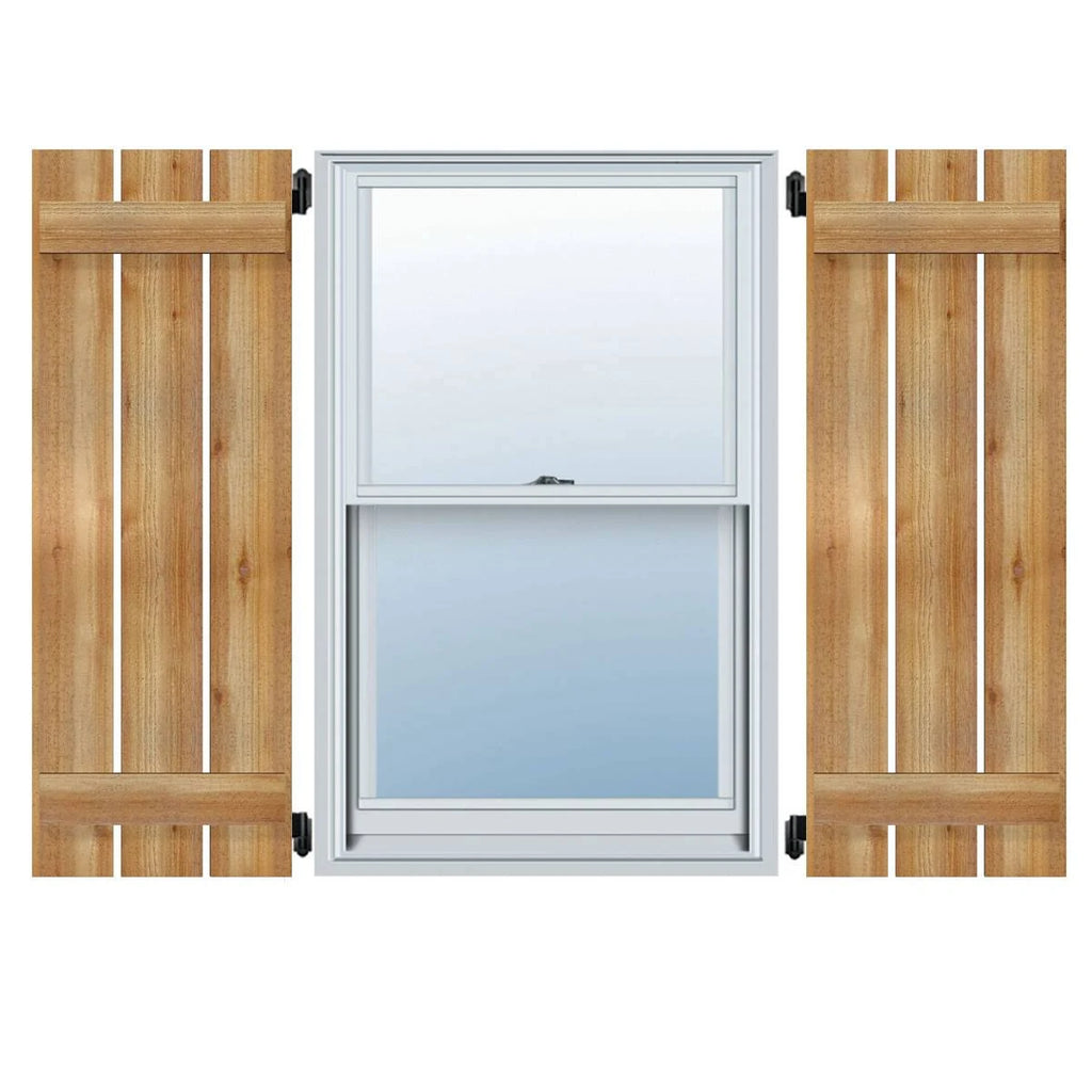 Rough Sawn Board-n-Batten Shutters N80249