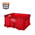 18.6 in. Tool Storage Crate Bin with Carrying Handles A97587