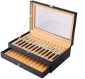 36 Piece Glass Pen Display Case with Drawer B895