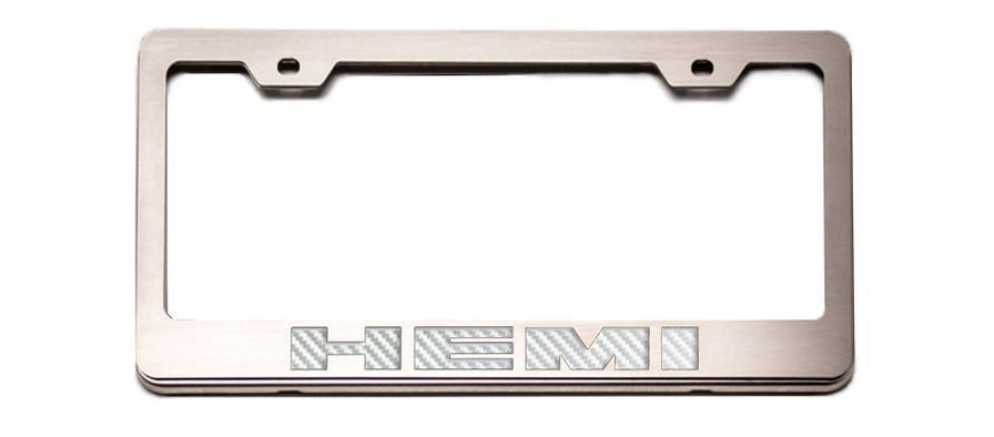 Illuminated White License Plate Frame T73973
