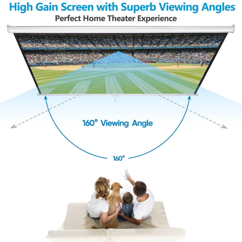 80" Diagonal 16:9 Projector Screen J797