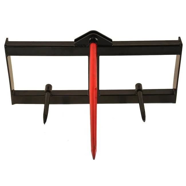 49x22 Tractor Hay Spear Attachment 3,000 lb Spike Skid Steer Quick Tach L58851