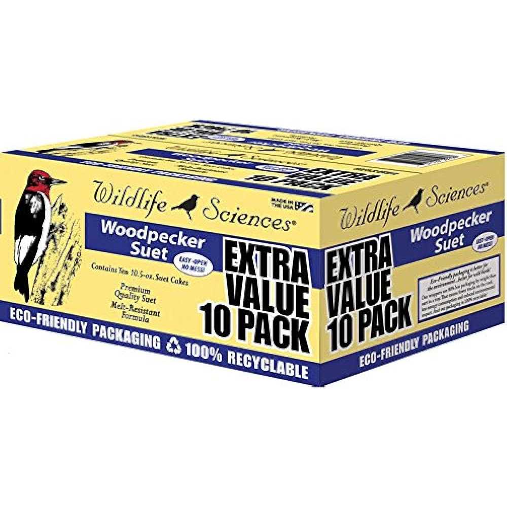 10 Pack Suet Cake for Wild Birds P616511