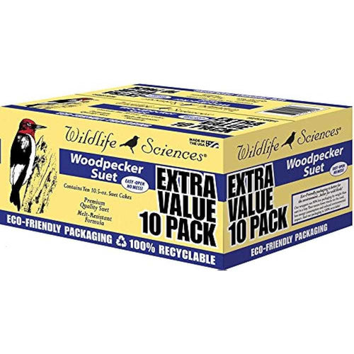 10 Pack Suet Cake for Wild Birds P616511