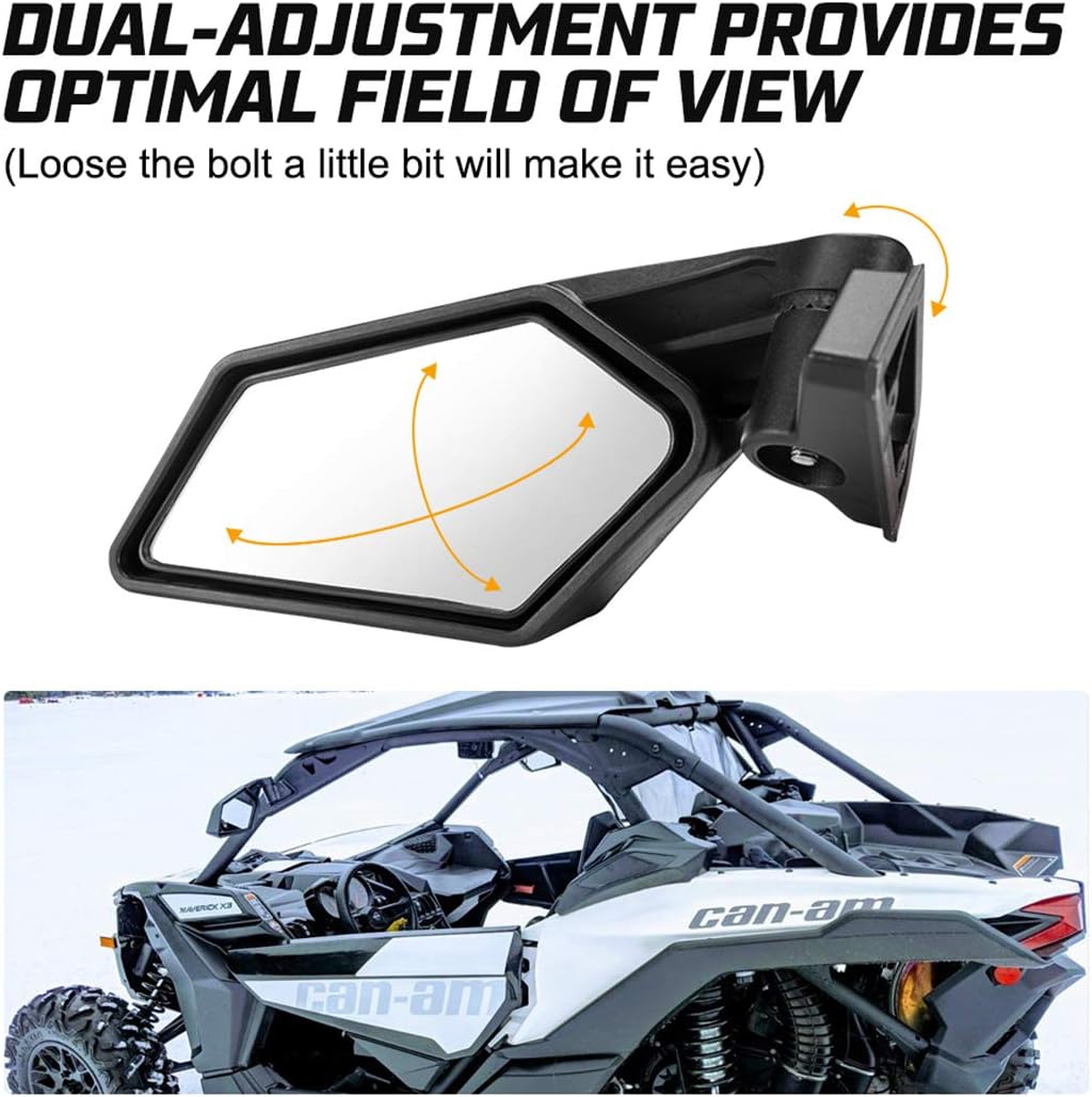 Side Mirrors for 2017-2022 Can Am Maverick X3 G246