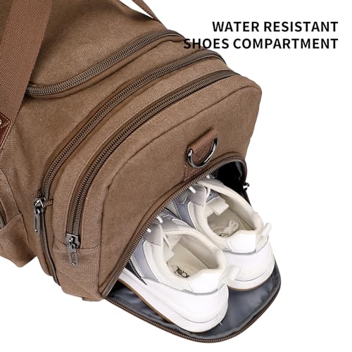 Canvas Weekender Travel Bag U24986