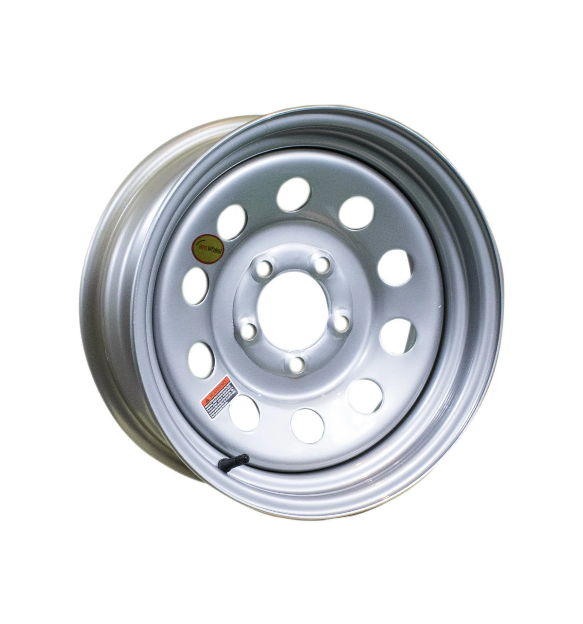 Silver Modular Steel Trailer Wheel 15 X 6 Rim 5 on 4.5 B307471