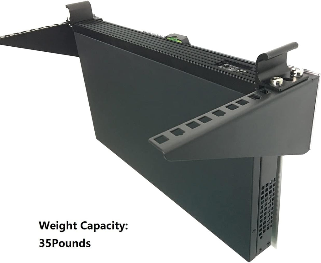 2U Light-Loading Foldable 19 Inches Cold Rolled Steel Vertical Wall Mount Rack L914