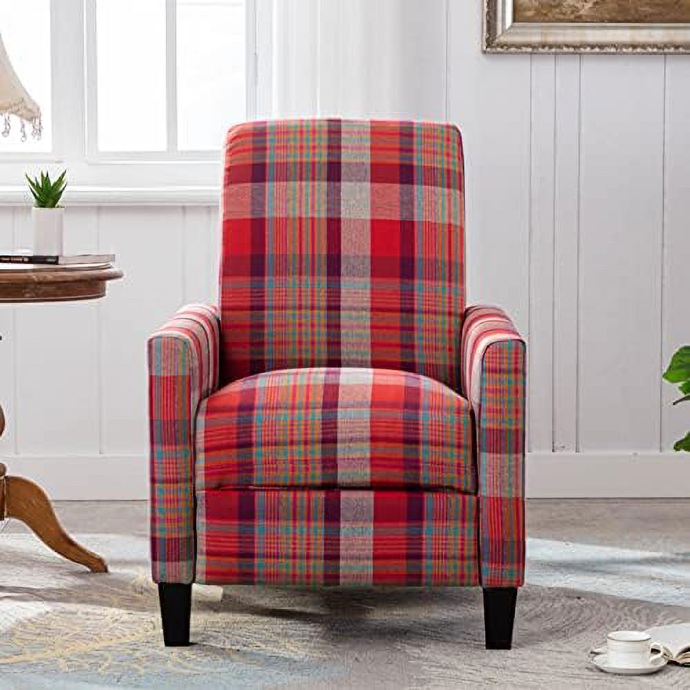 Button Tufted Club Chair with 4 Angle Adjustable Backrest T908