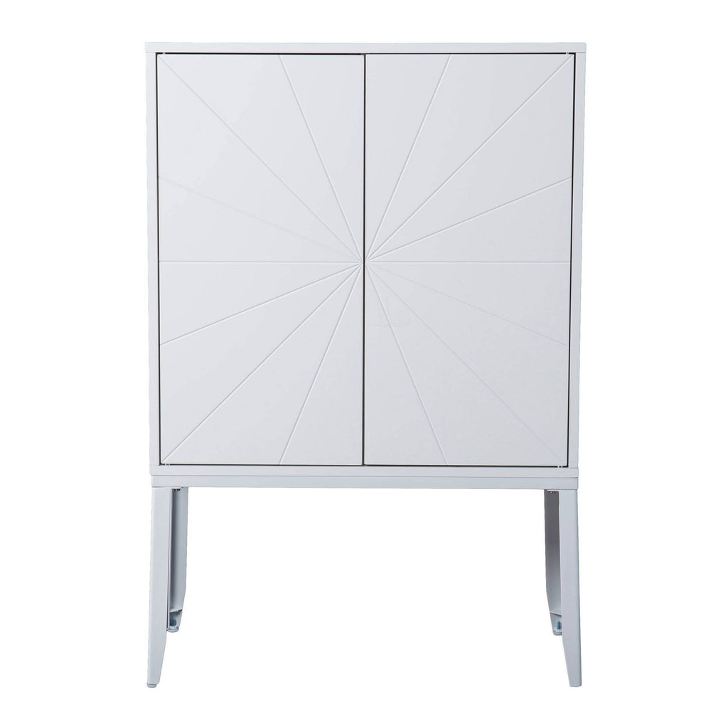 Double Door Storage Cabinet White C102327
