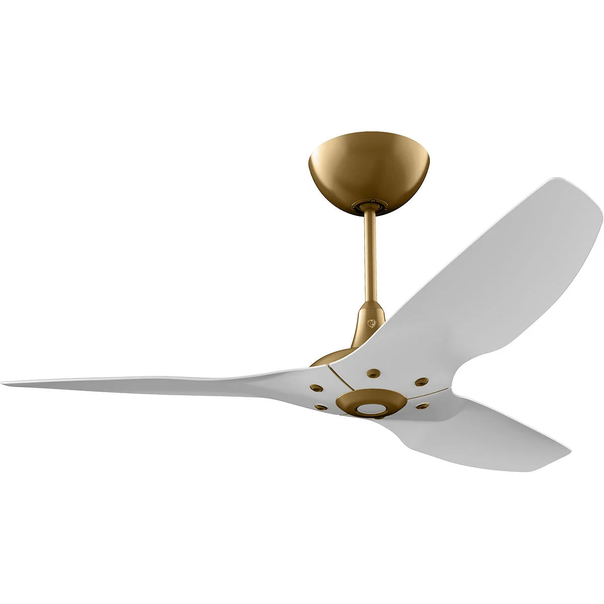 52 Ceiling Fan with White Blades and Gold Finish Q647
