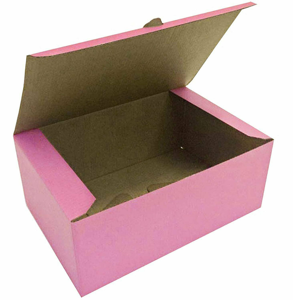 750 Pack Pink Cardboard Pastry Boxes K856484