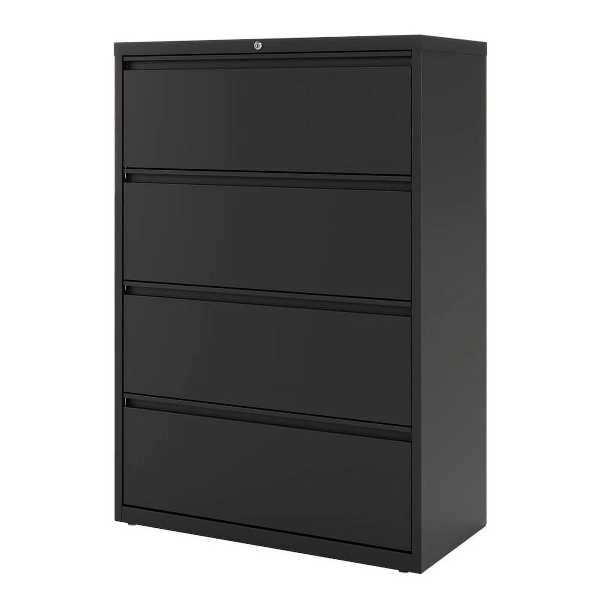 36" Wide 4 Drawer Metal Lateral File Cabinet Black K87193