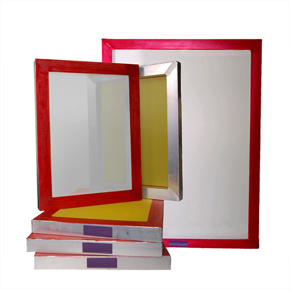 6 PCS 20" x 24" Aluminum Screen Printing Frames with 230 Yellow Mesh J71289