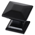 Black Square Cabinet Knob Pack of 10 O931146