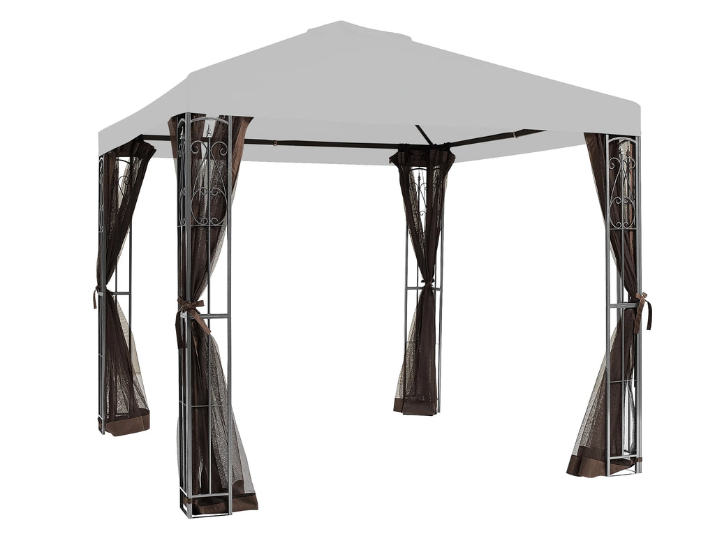 8' x 8' Gazebo Mosquito Netting N81244