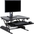 Adjustable 2-Tier Standing Desk Converter Black S998