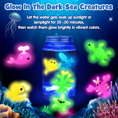 Glow in The Dark Water Gel Kit with Squishy Molds I21756