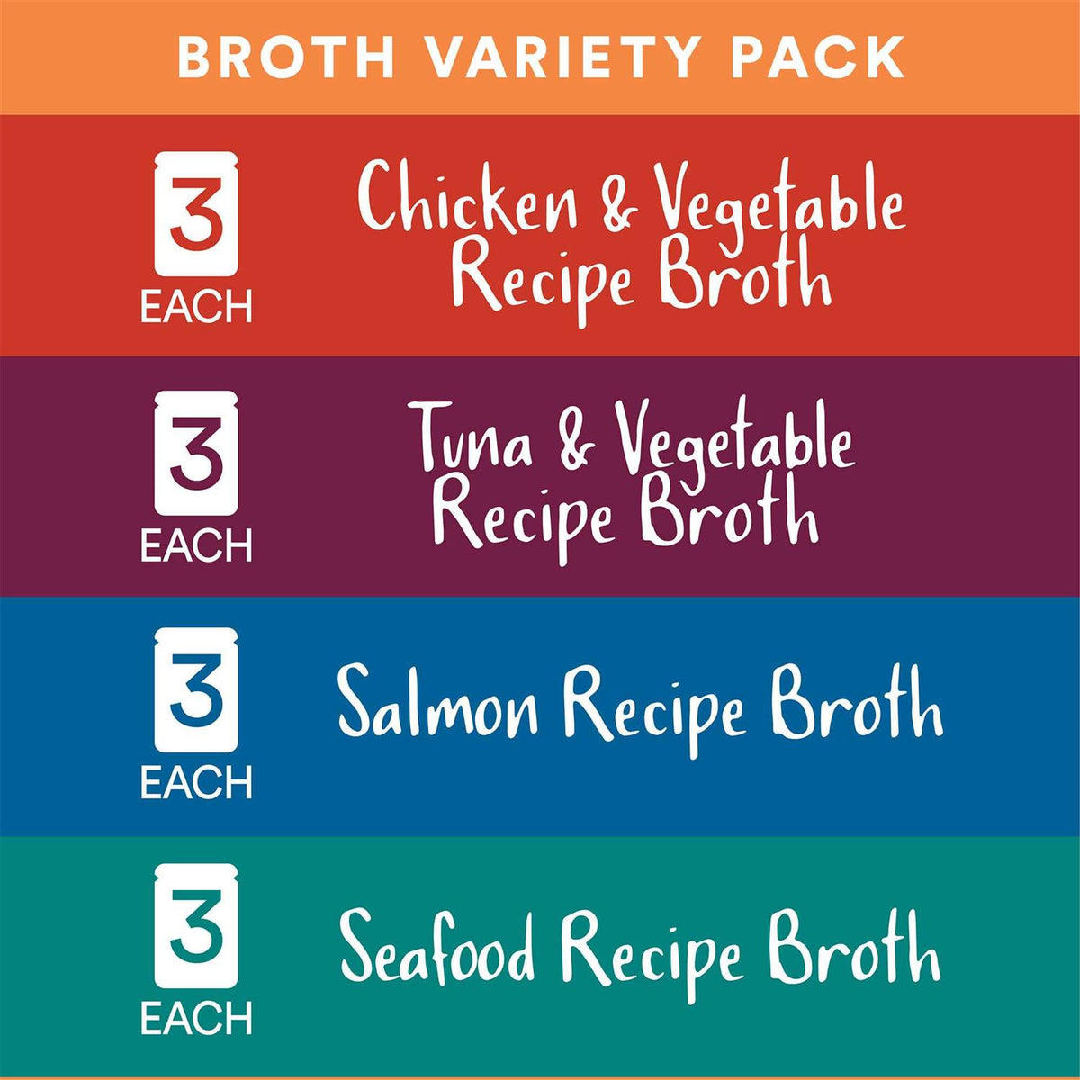 Wet Cat Meal Topper Broths Variety Pack R500202