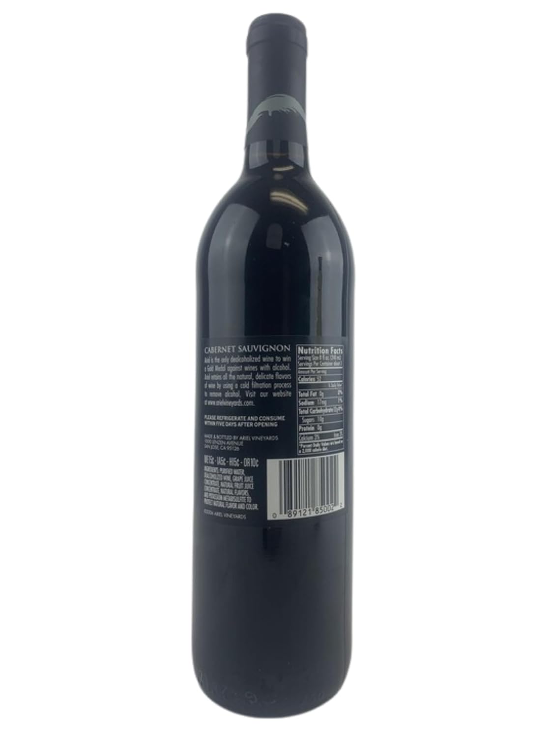 Cabernet Sauvignon Wine 750ML 2 PACK 25.4 oz Dealcoholized Red Oak Aged Z367