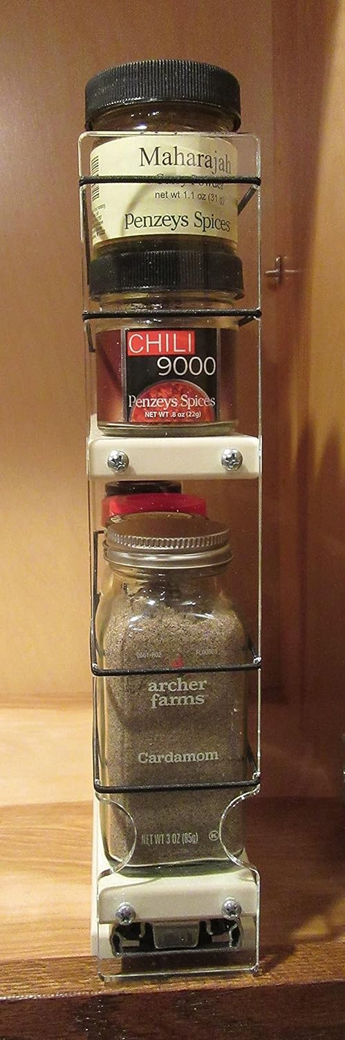 Spice Rack Narrow Space 10 Capacity Drawer Access W873