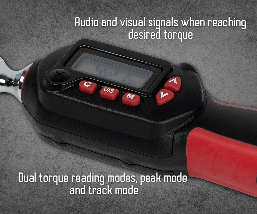 3/8 inch Digital Torque Wrench 1.11-22.12 ft-lbs I512