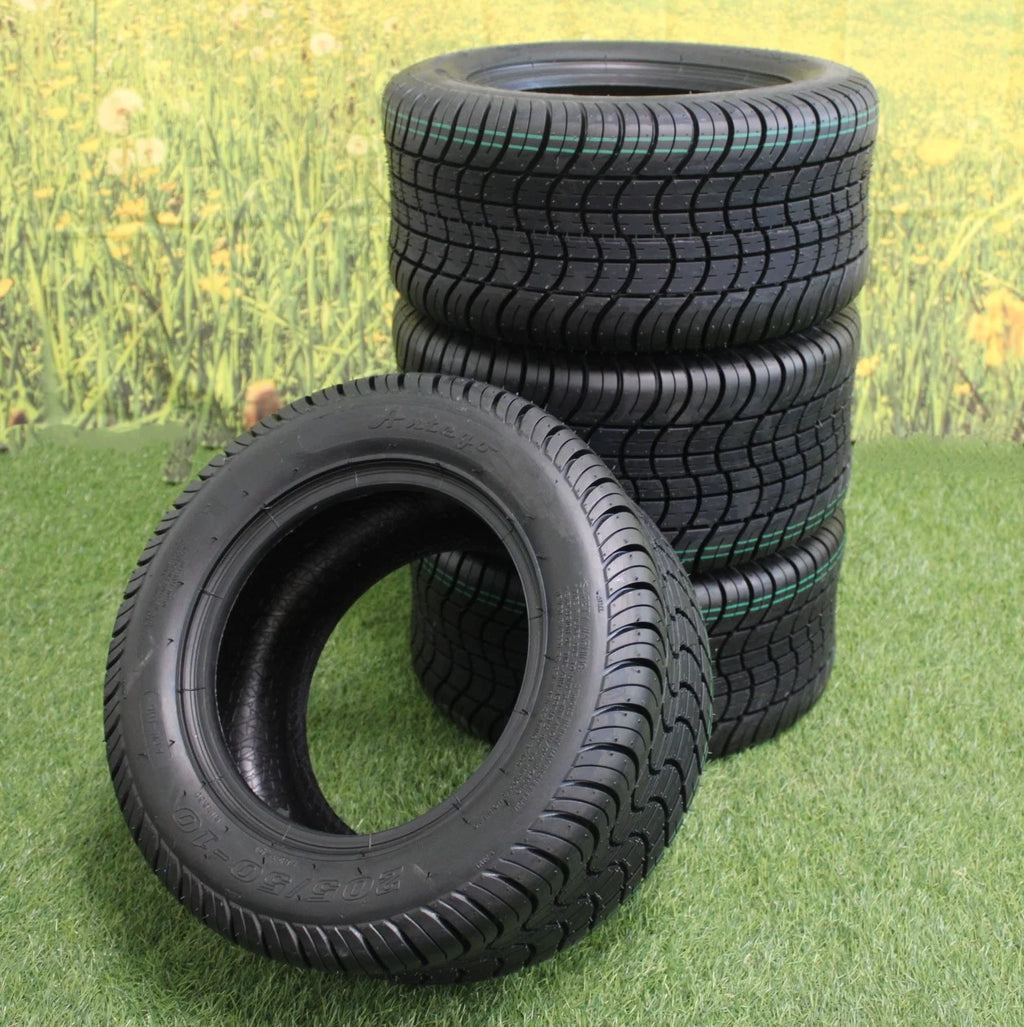 205/50-10 4 Ply Set of 4 Golf Cart Tires K9692