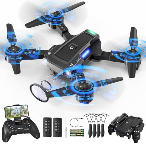1080P Camera FPV Foldable Drone with 2 Batteries E192