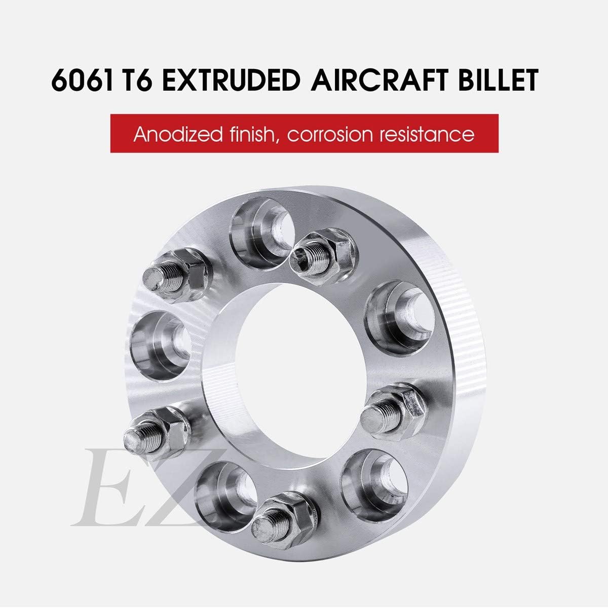 2 Billet Wheel Adapters 5x5 to 5x5 Thickness 1.5 Inch M3818
